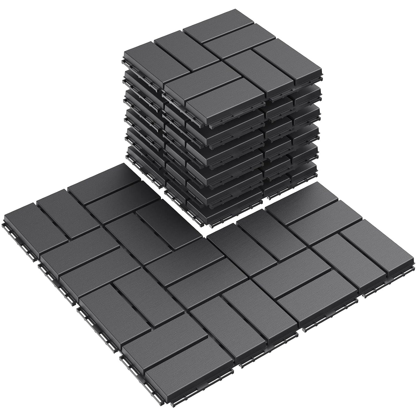 Goovilla Interlocking Deck Tiles for Outdoor Patio Flooring