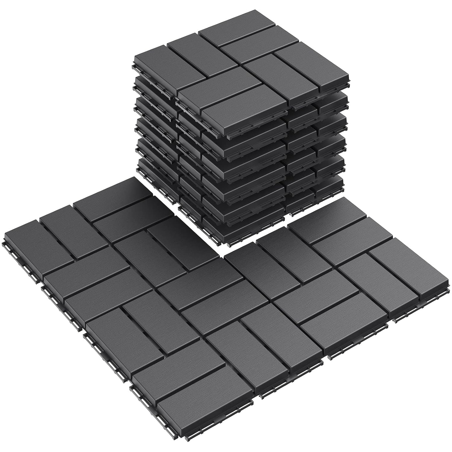 Goovilla Interlocking Deck Tiles for Outdoor Patio Flooring
