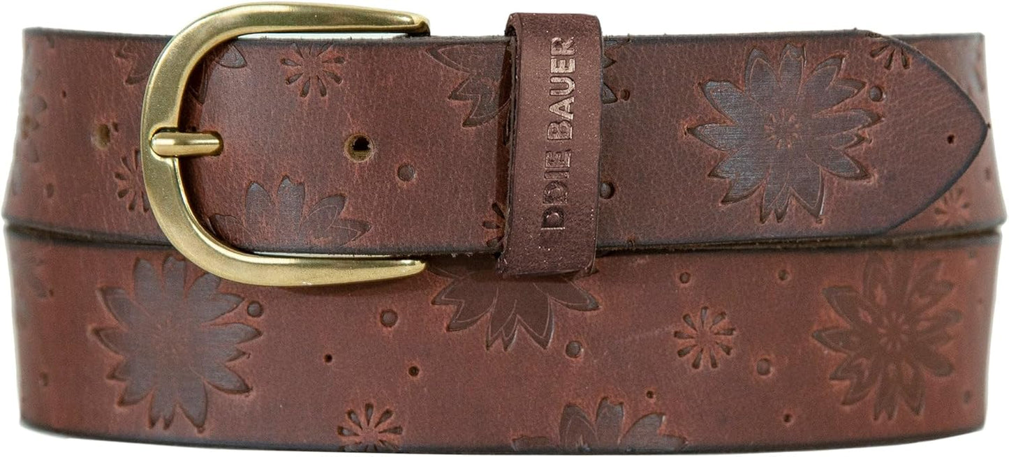 Eddie Bauer Women's Casual Leather Belts with Durable Buckle