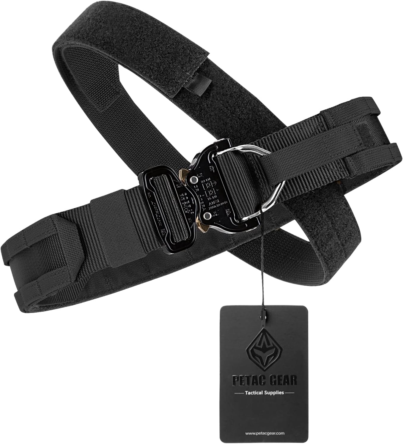 Tactical Battle Belt With Cobra Buckle D-Ring for Heavy Duty Use