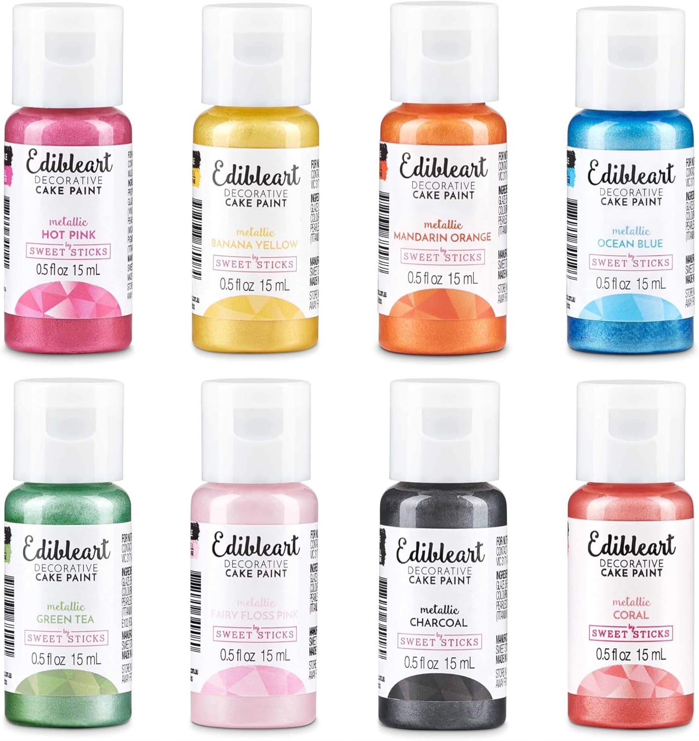 Sweet Sticks Edible Art Decorative Cake Paint Set for Creatives