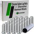 M14x1.50 Lug Nuts Closed End Duplex XL Spline Tuner - Chrome