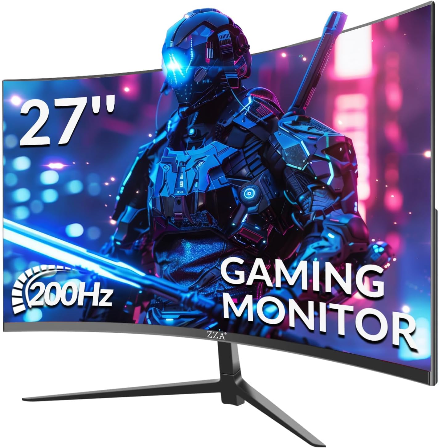 ZZA 27 Gaming Monitor - Ultra-Smooth 200Hz Refresh Rate!