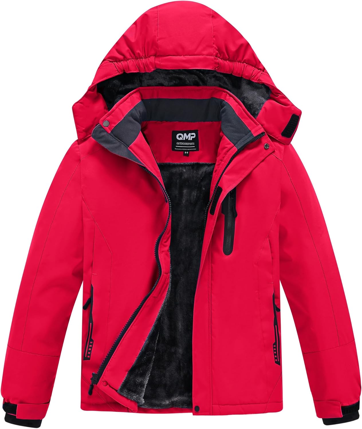 QMP Winter Jacket for Boys and Girls Waterproof Ski Coat