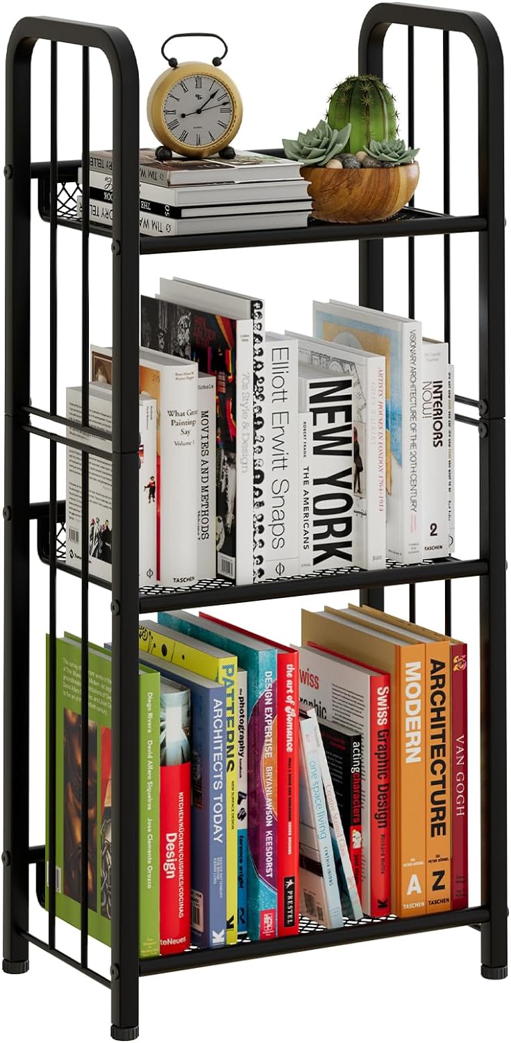 Bookshelf Storage Shelf Freestanding Organizer for Any Room