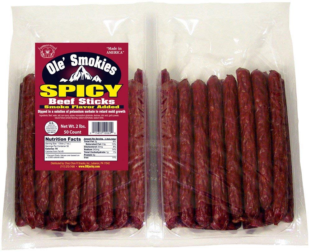 Buffalo Bills 2-lb Spicy Ole' Smokies Saddlebag for Snack Lovers