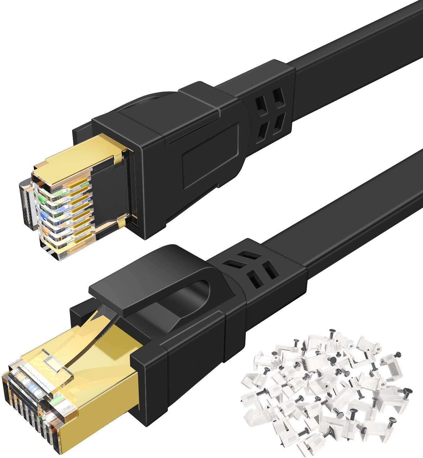 DEEGO Cat 8 Ethernet Cable 150 FT for High Speed Gaming and Streaming