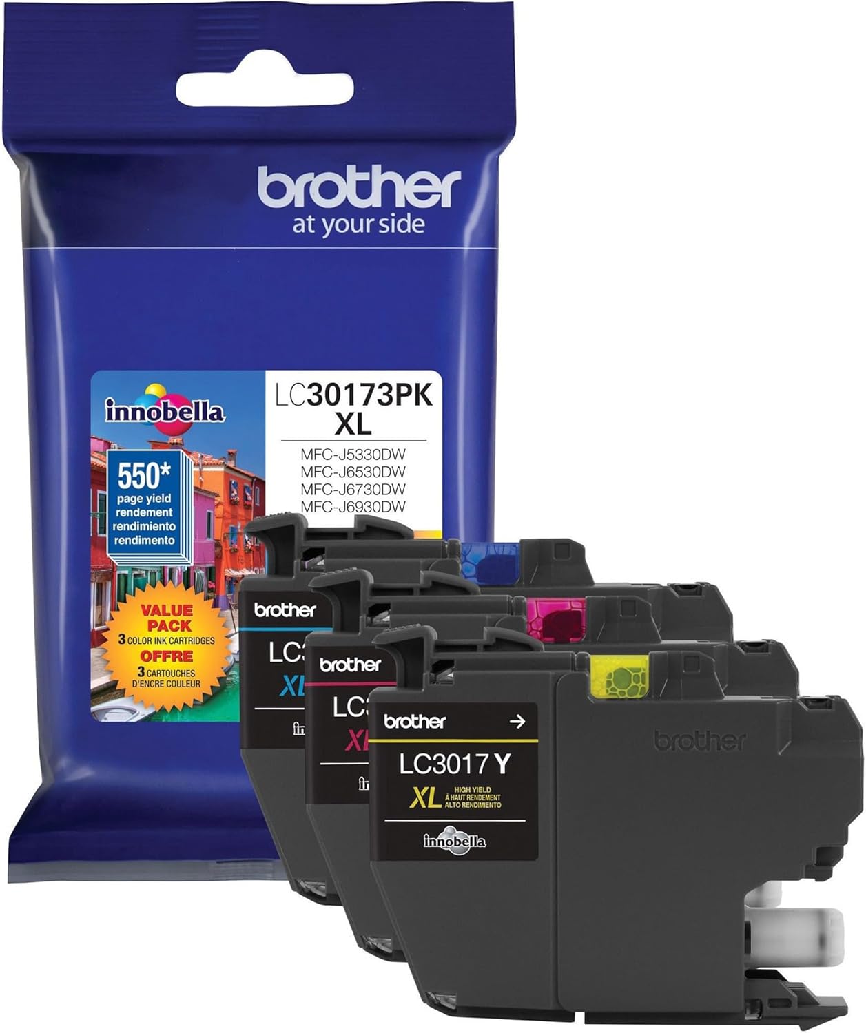 Brother LC30173PK High Yield XL Ink Cartridges for Quality Prints