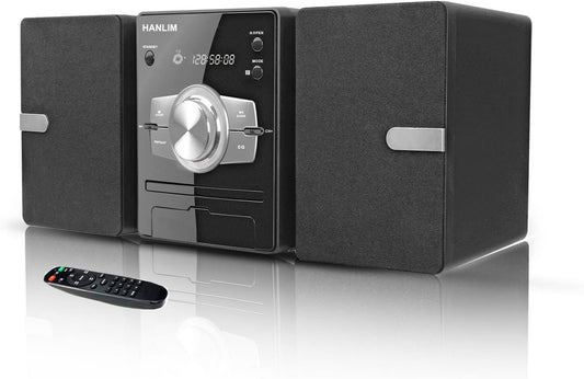 Home Stereo System with CD Player and Bluetooth Connectivity