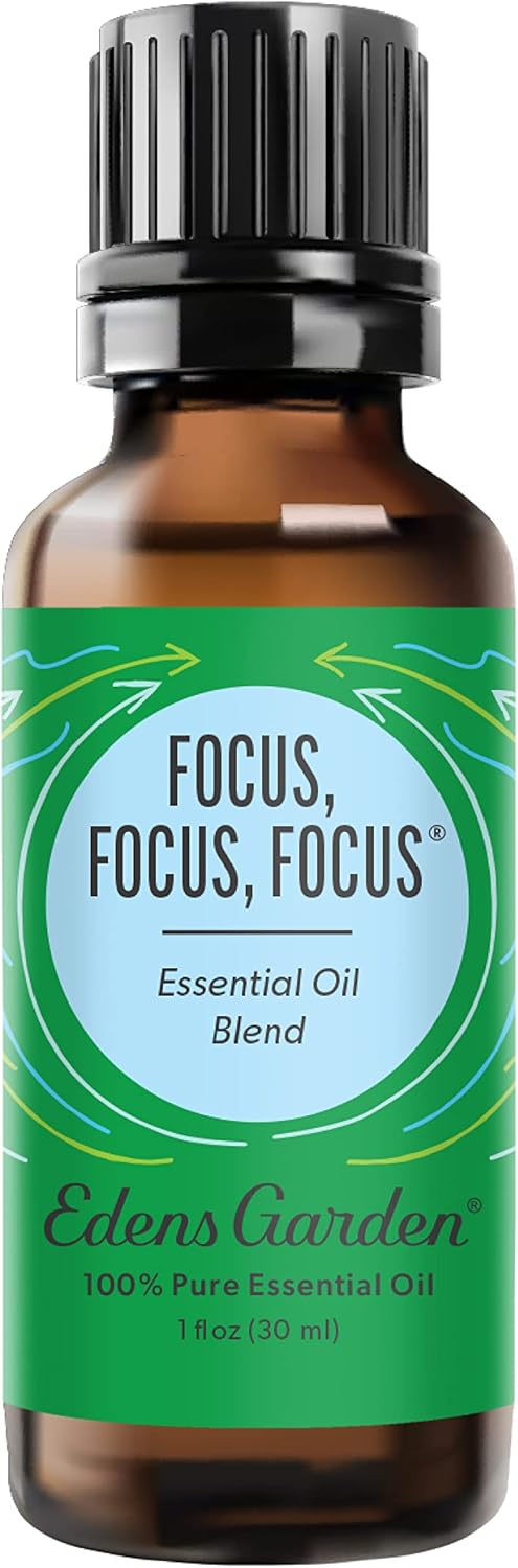 Focus, Focus, Focus Essential Oil Blend for Clarity and Calm