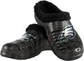 FOCO Men's NFL Team Logo Sherpa Lined Buffalo Check Clog - Cozy Fan