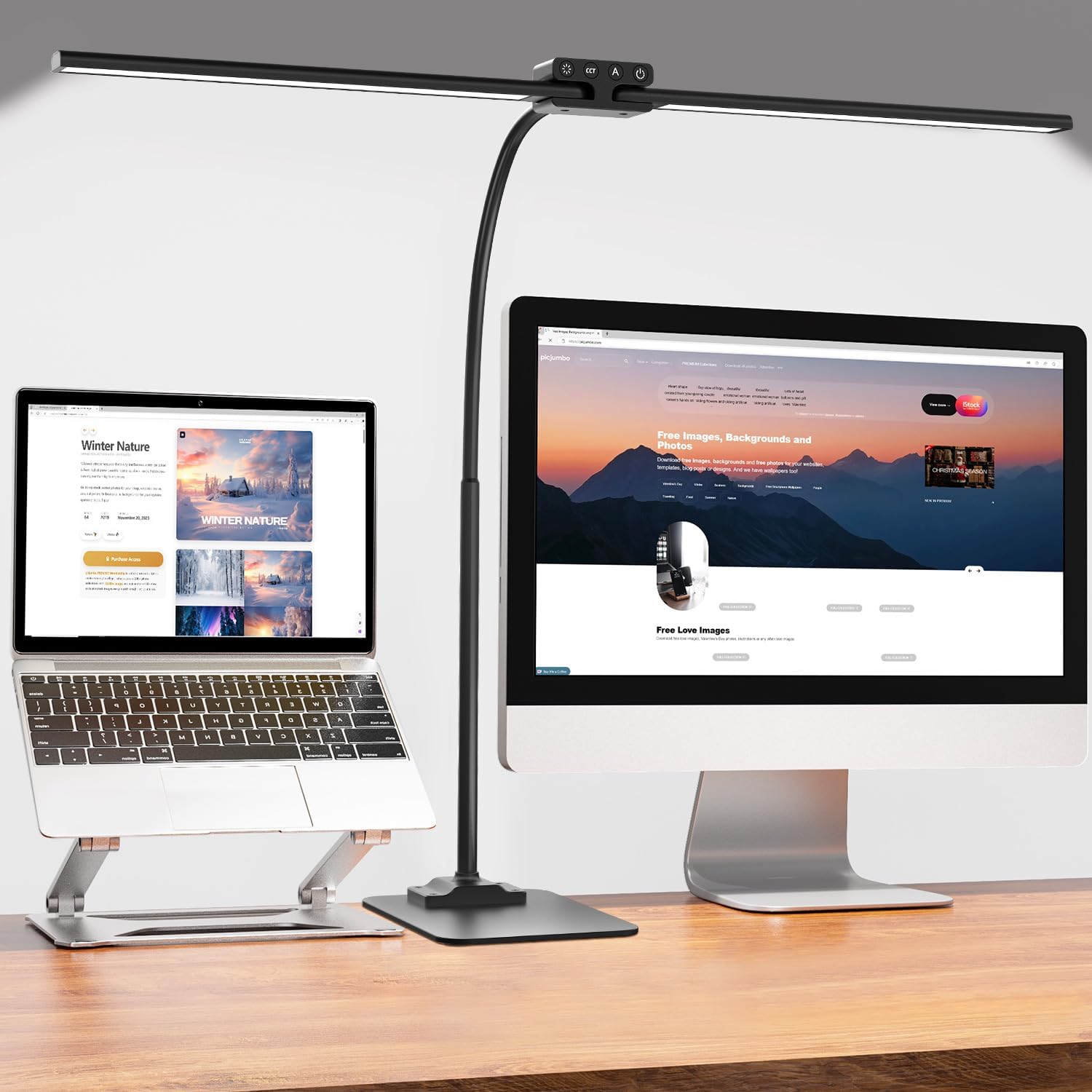EppieBasic Double Head Desk Lamp - Bright & Stylish!