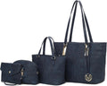 MKF Collection Tote Bag Set for Women - Stylish Vegan Leather