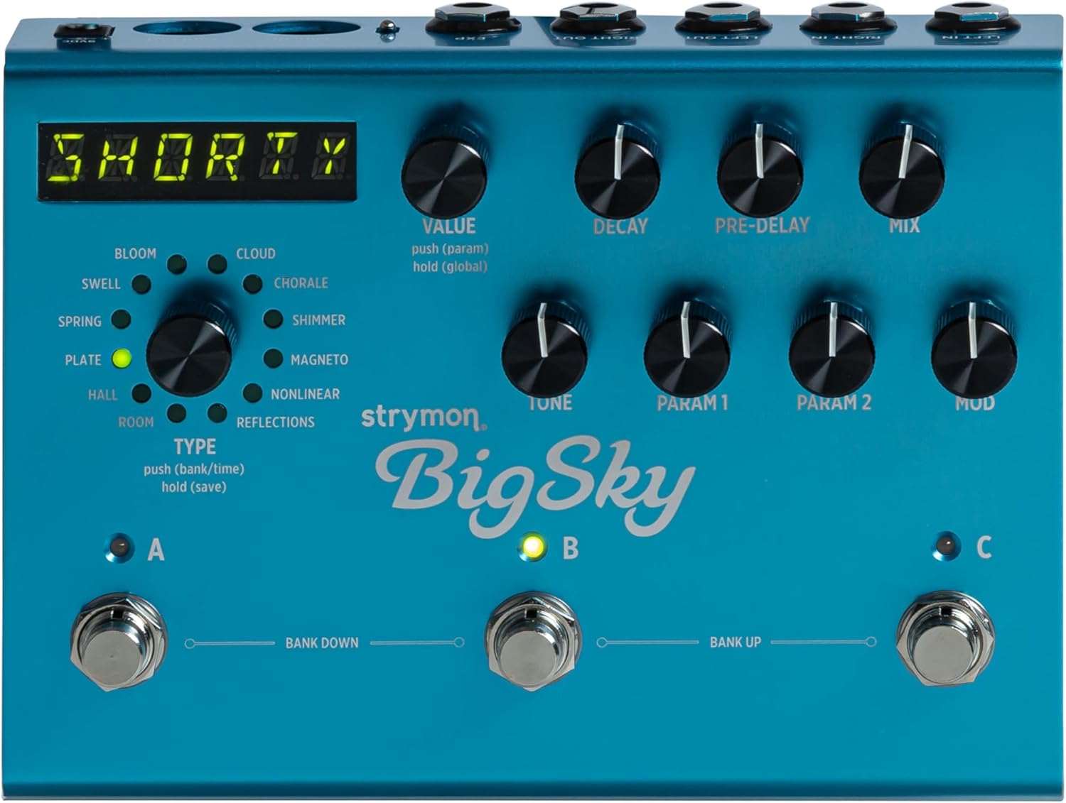 Strymon BigSky Multidimensional Reverb Pedal for Guitarists