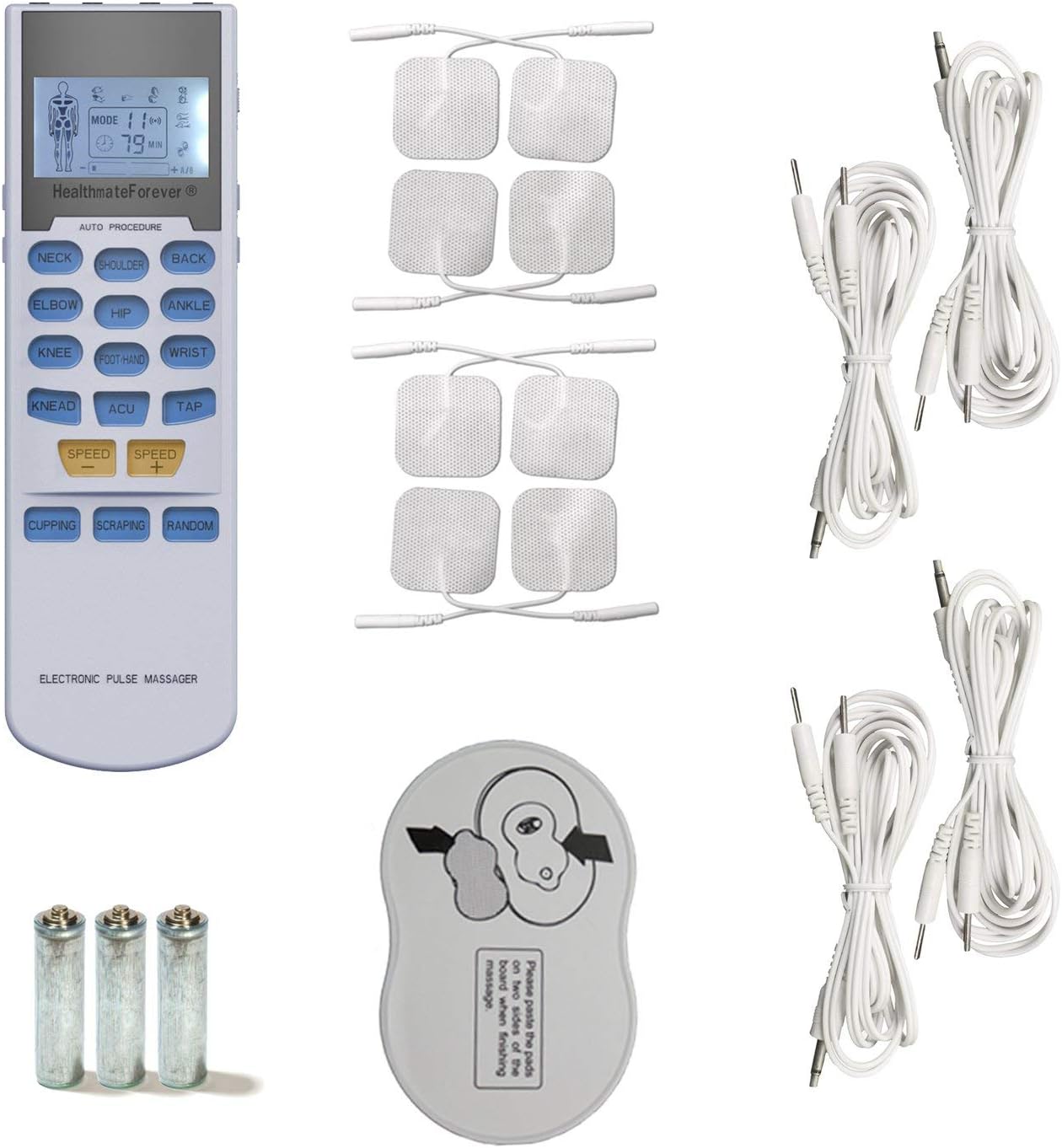 HealthmateForever YK15AB TENS Unit for Pain Relief Therapy