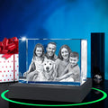 ArtPix 3D Premium Crystal Photo - Personalized 3D Engraved Gift