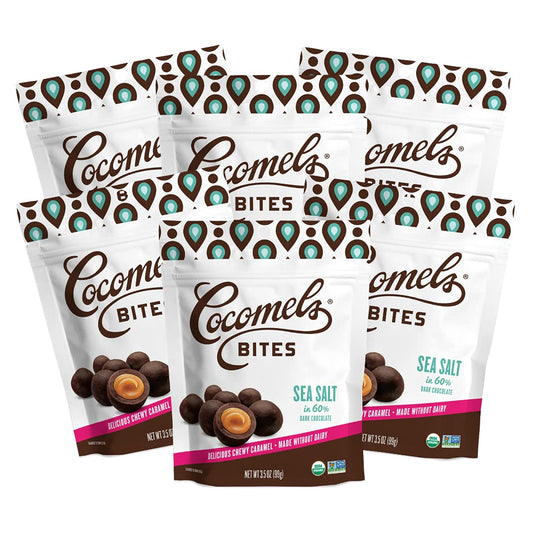 Cocomels Chocolate-Covered Sea Salt Coconut Milk Caramel Bites