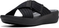 Clarks Arla Wave Slide Sandal - Lightweight Cushion Comfort Women's