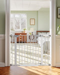 Cumbor 29.7-40.6ft Baby Gate for Stairs - Self Closing Safety Gate
