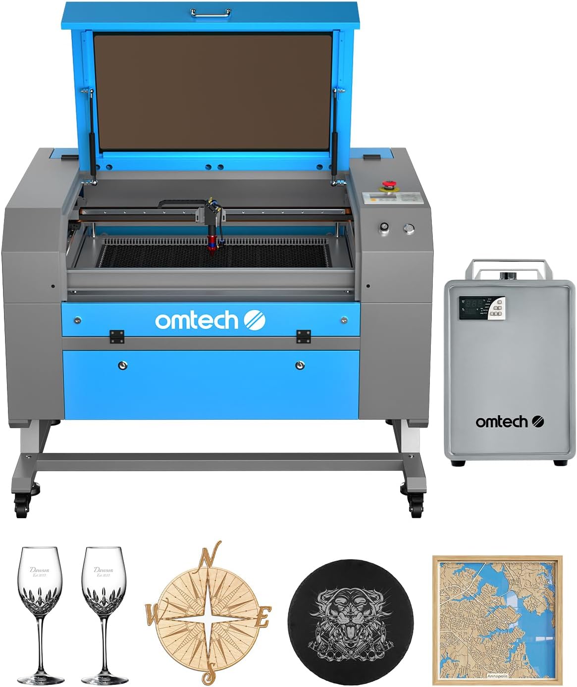 OMTech 60W Laser Engraver: Precise Cutting & Etching