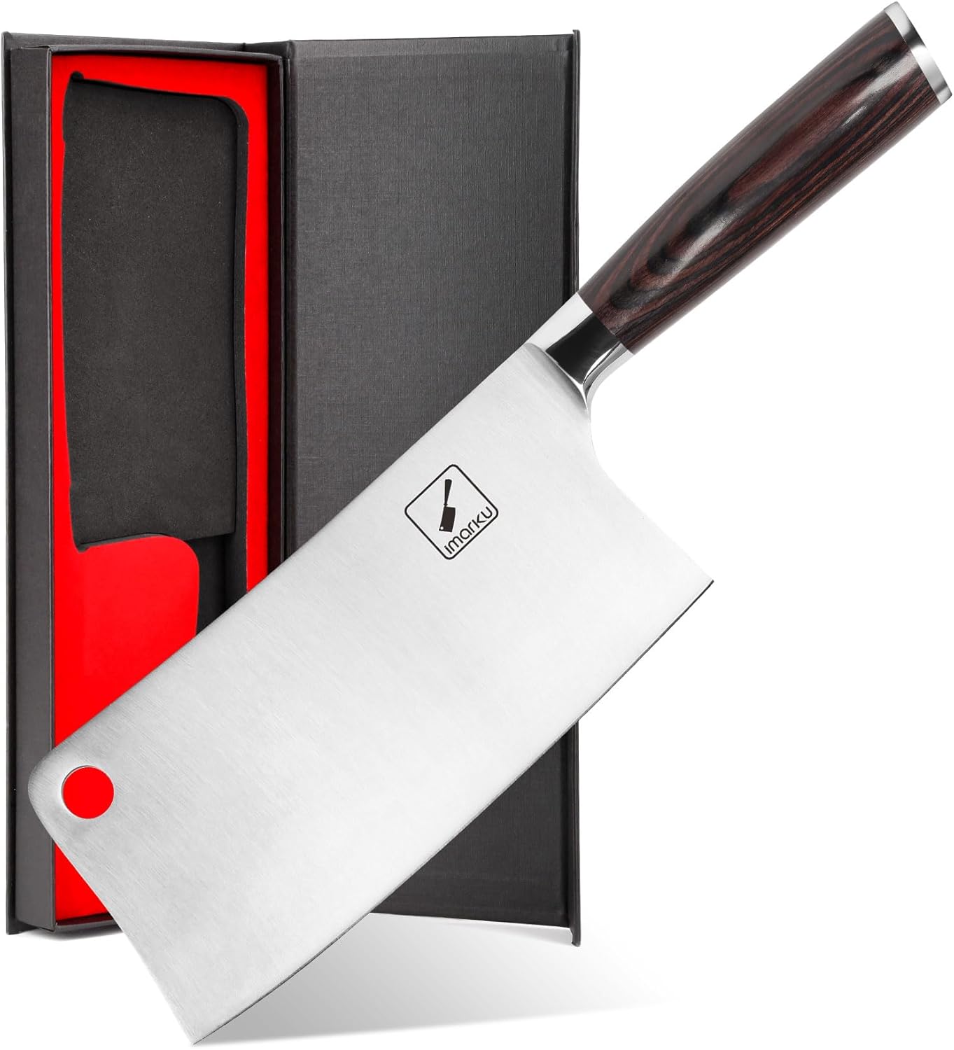 imarku Cleaver Knife 7 Inch Meat Cleaver for Kitchen Use