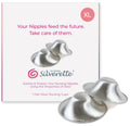 Silverette 925 Silver Nursing Cups XL - Reusable Nipple Shields