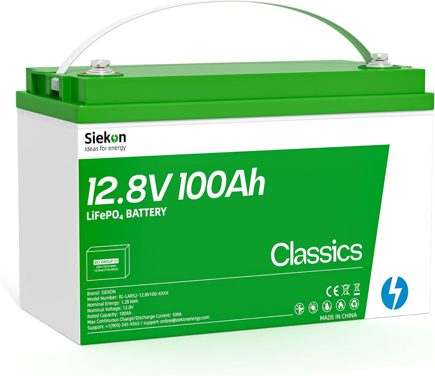 Lithium LiFePO4 Deep Cycle Battery for Home and Off-Grid Use