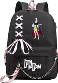 Anime DanDaDan Backpack Daypack Laptop Bag with USB Port - Slim 15in