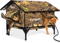 Heated Cat House for Outside - Weatherproof Insulated Shelter
