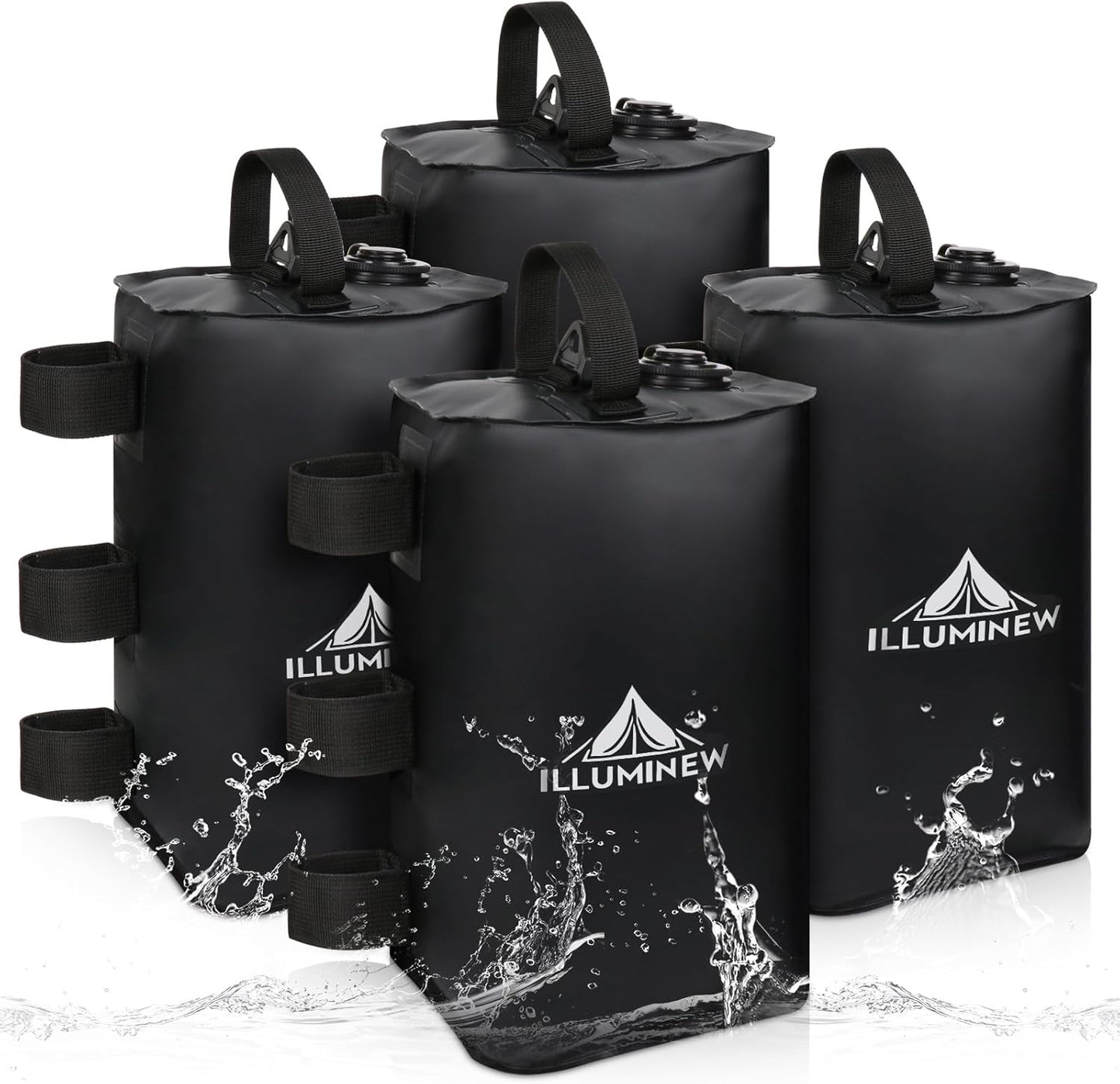 Durable ILLUMINEW Canopy Water Weight Bags for Tent Stability