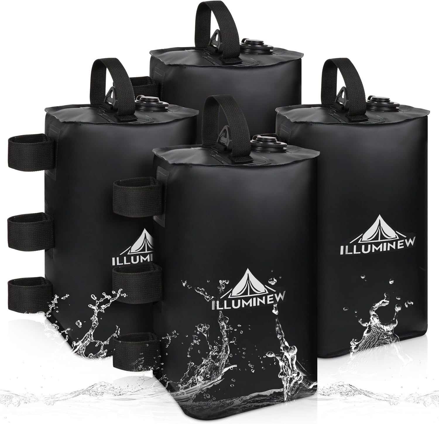 Durable ILLUMINEW Canopy Water Weight Bags for Tent Stability