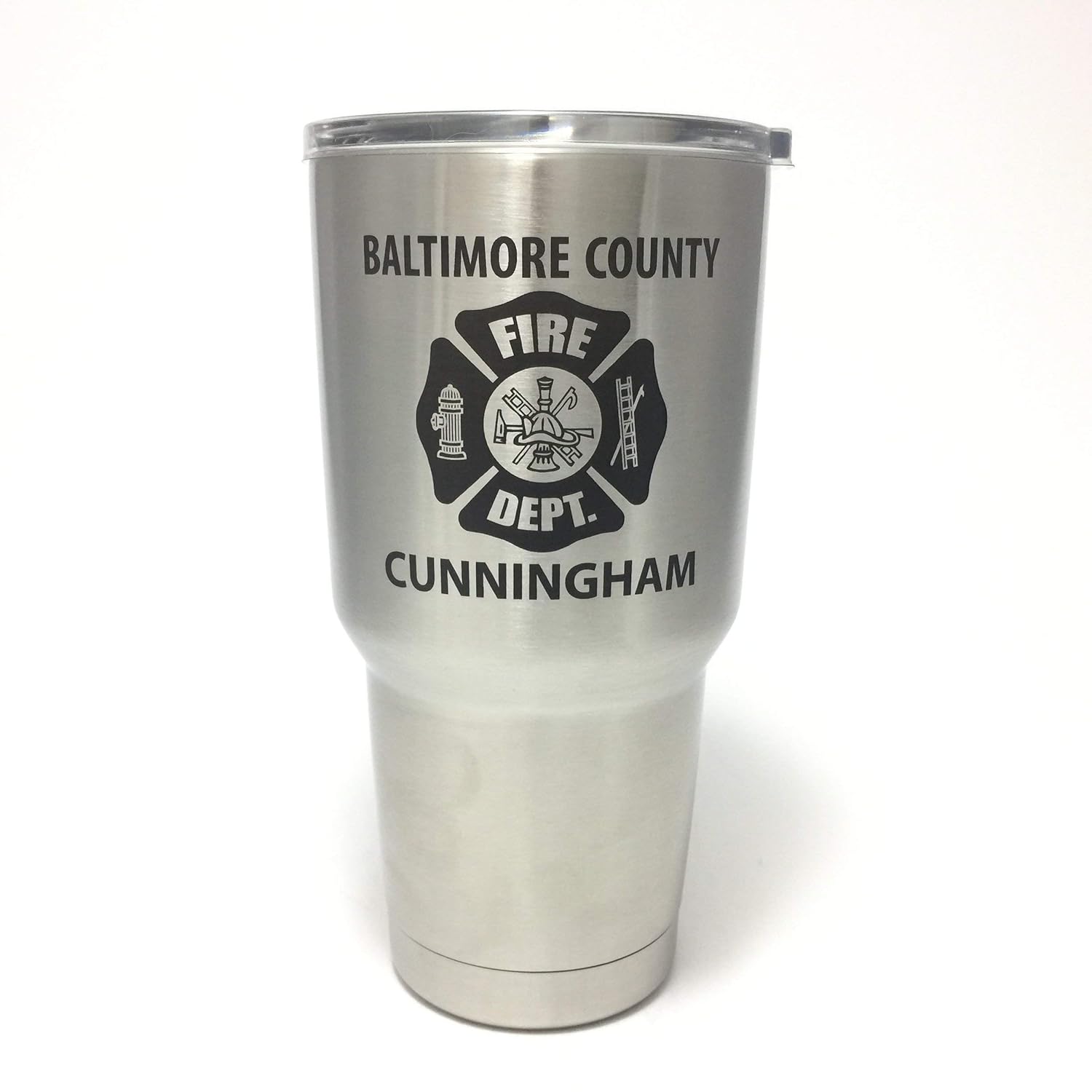 YETI Tumbler Fire Department Maltese Cross - Custom Engraved