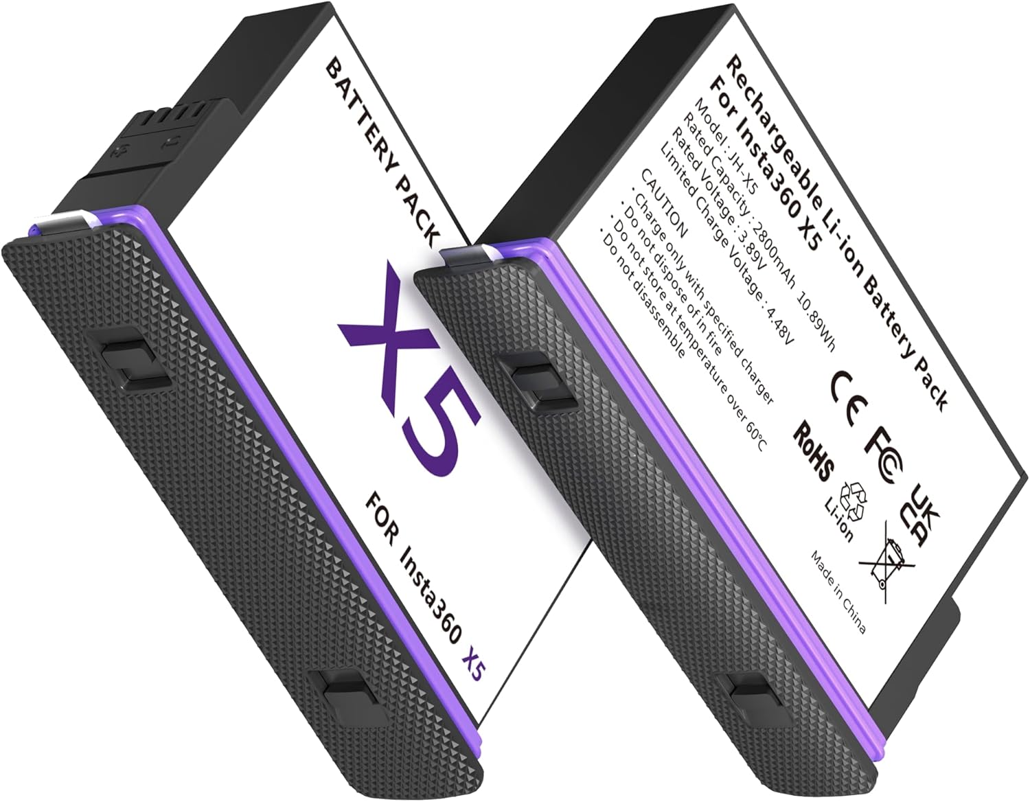 Insta 360 X5 Battery 2800mAh High Capacity 2 Pack Review