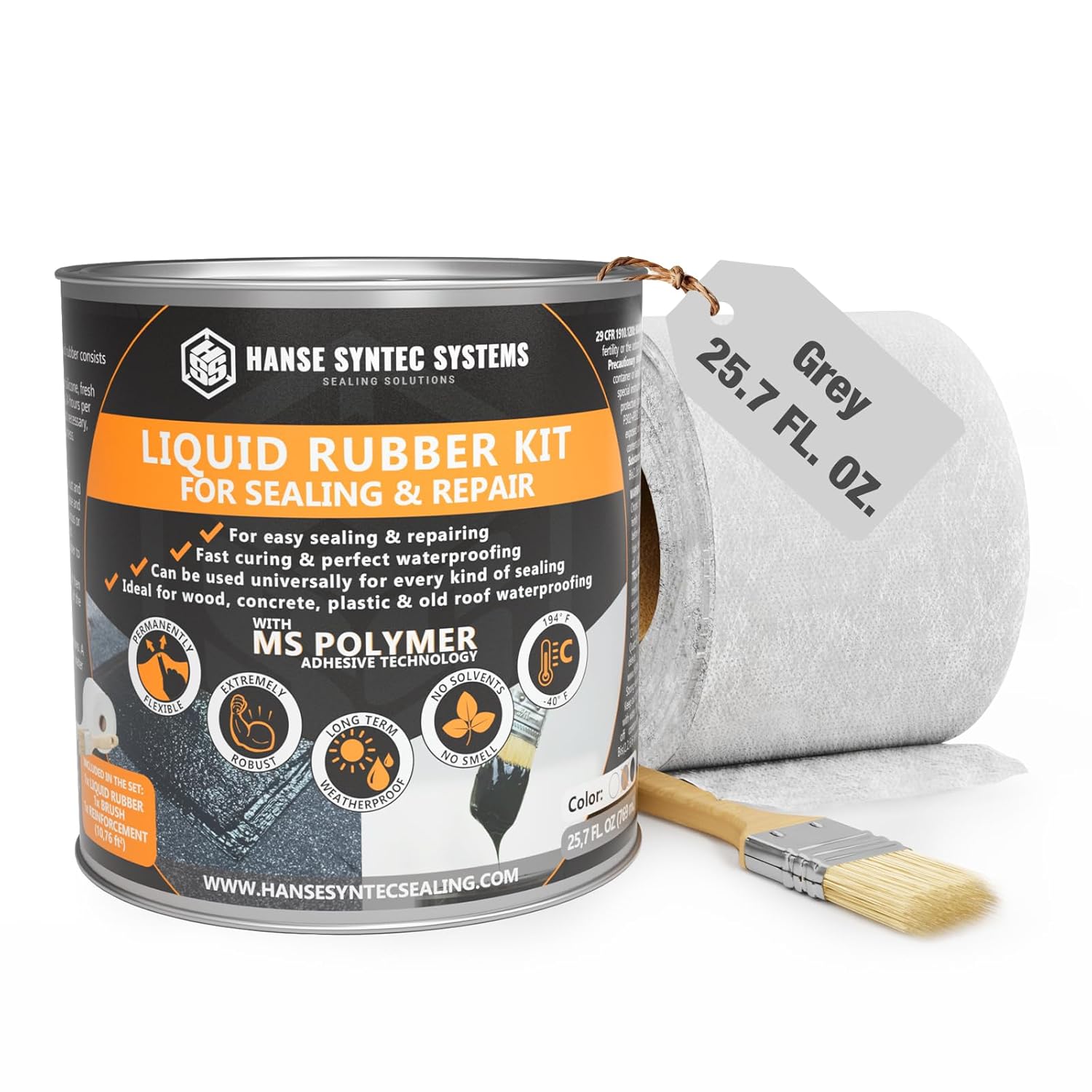 HSS Liquid Rubber Kit for Roof Repairs and Waterproofing Needs