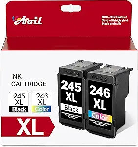 Aroil 245XL 246XL Combo Pack for Canon Printers - High Yield
