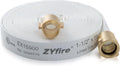 ZYfire Fire Hose 1-1/2 in ID x 75 ft - Lightweight TPU Single Jacket