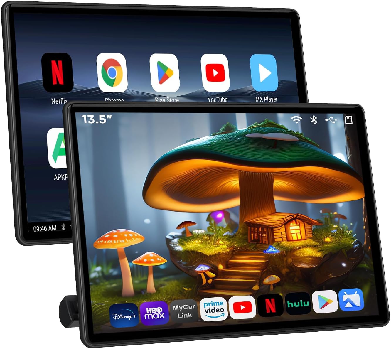 13.5 Inch Android 13 Car TV Touchscreen Headrest Monitor Review