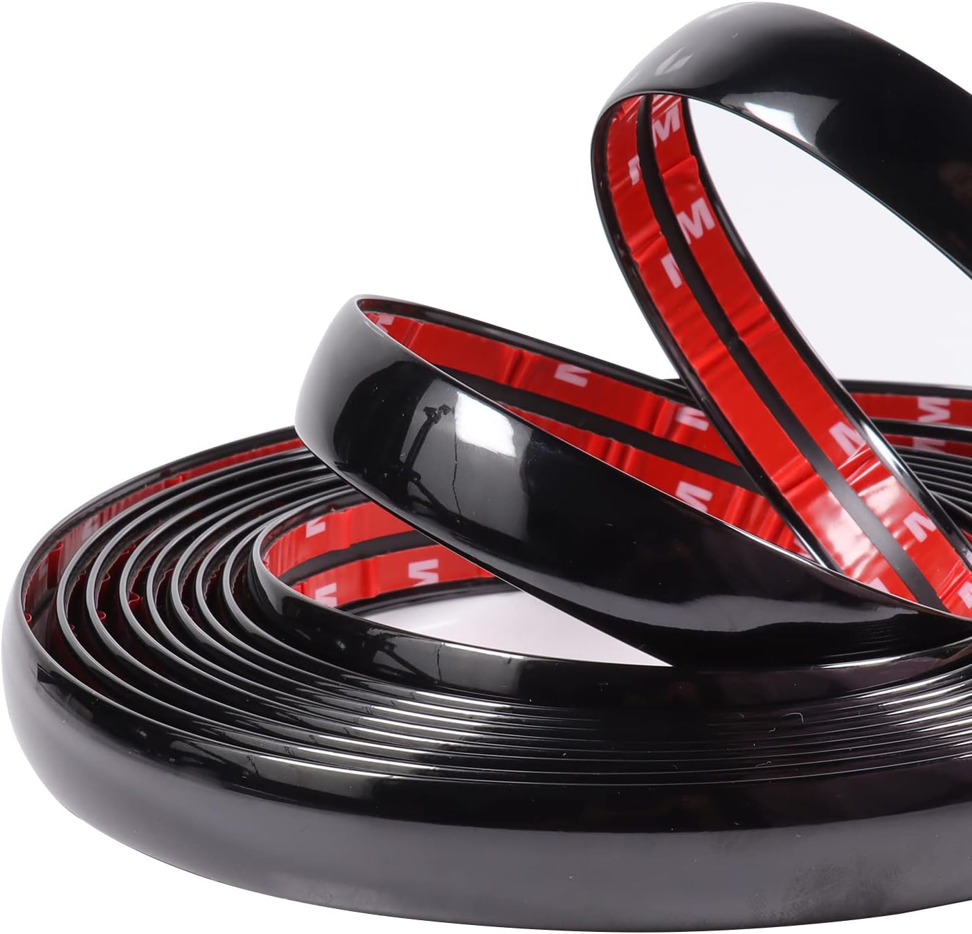 25Ft Automotive Trim Molding Glossy Black for All Vehicles