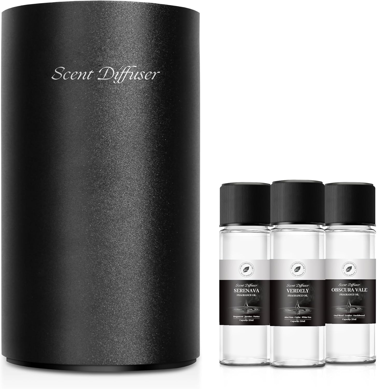 Waterless Essential Oil Diffuser Starter Kit for Home & Car
