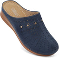 Clogs for Women Mules Slip-On Closed Toe Clog - Cushioned All-Day