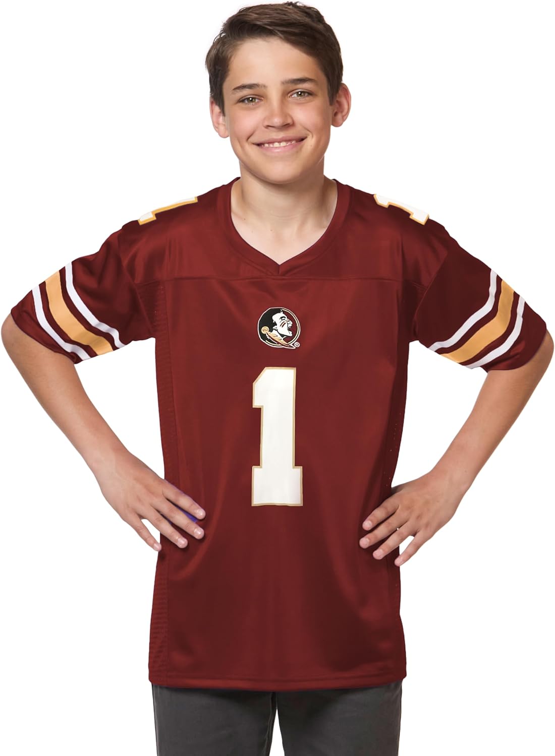 NCAA Touchdown Pass Youth Boys Football Jersey for Gametime