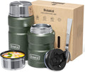 Insulated Food Jar Set for Hot or Cold Meals on the Go
