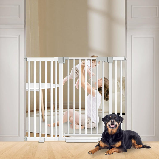 41-Inch Extra Tall Baby Gate for Large Dogs and Toddlers Safety