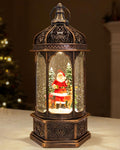 Large Christmas Snow Globe Lantern 12.99in - Lighted Musical
