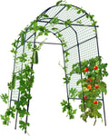 Garden Arch Trellis for Climbing Plants Outdoor - 7.8 ft Tall Tunnel