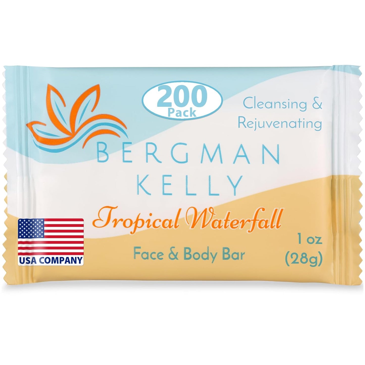 Tropical Waterfall Hotel Soap Bars - Luxury Travel Size 200 PK