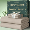 100% Viscose Derived from Bamboo Sheets Twin Size 4pcs - Cooling