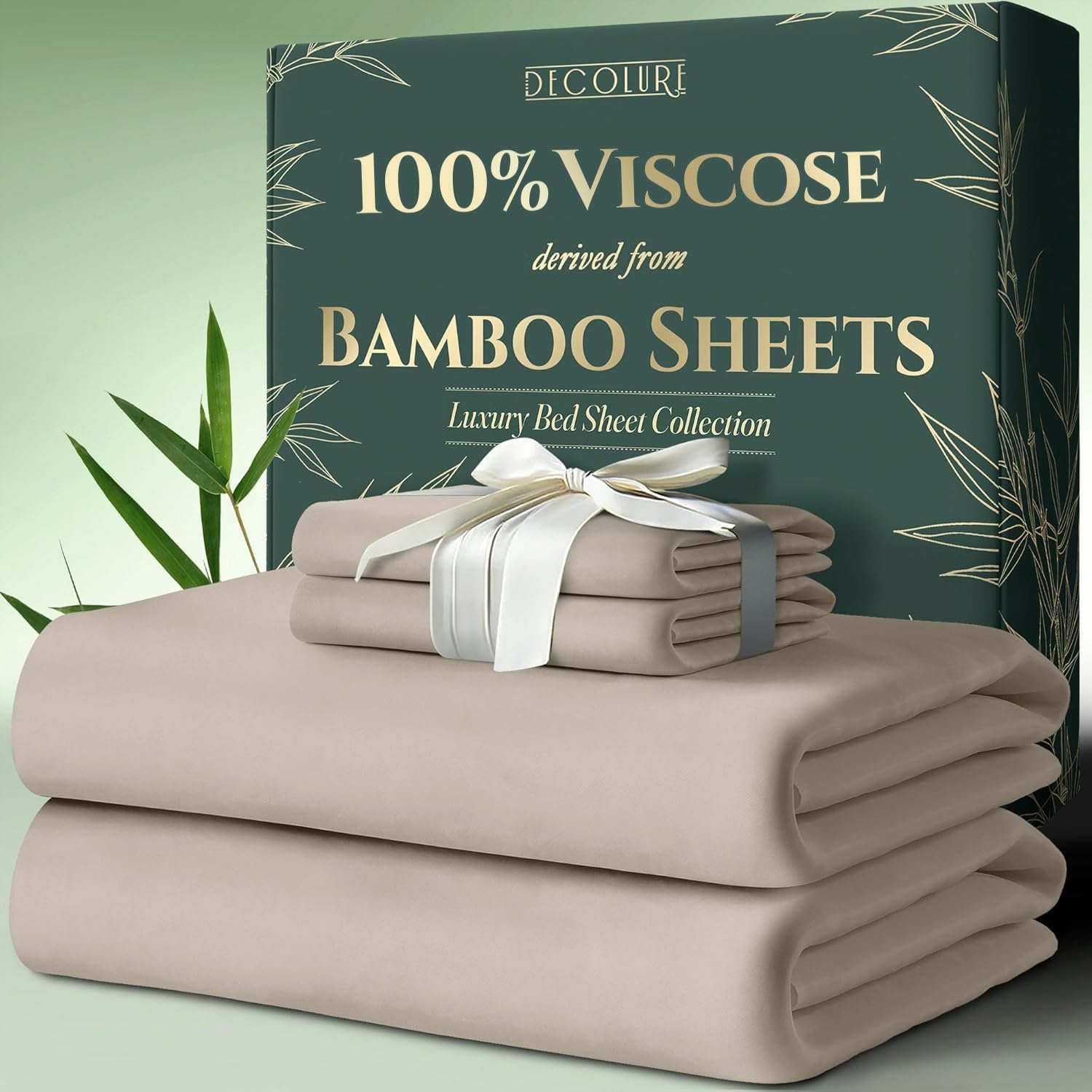 Viscose Derived from Bamboo Twin Sheets Set for Ultimate Comfort