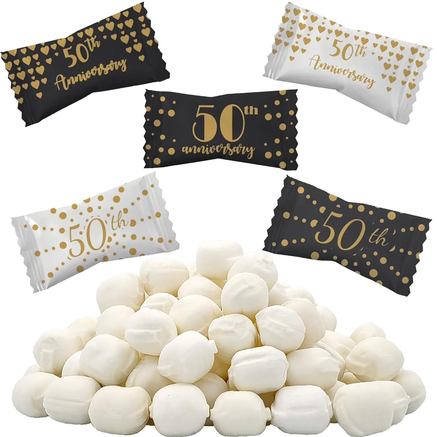 50th Anniversary Buttermints - Delicious Mint Candies for Celebrations