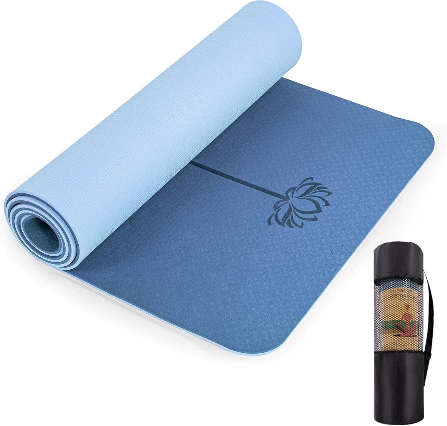 UMINEUX Eco-Friendly 1/3'' Yoga Mat - Non Slip & Extra Thick